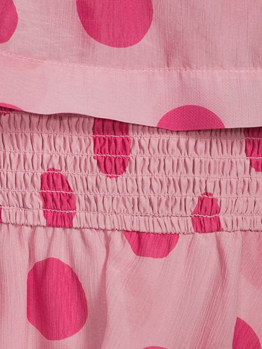 NWT ELLIATT Sola Georgette Polka Dot Off-The-Shoulder Pink Mini Dress $298 - Picture 3 of 13